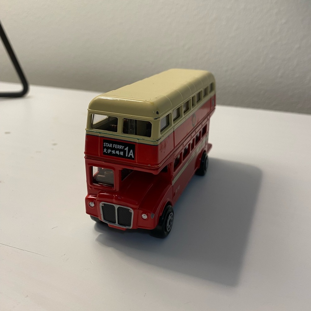 Red Double-Decker Toy Bus from Hong Kong - Picture 3 of 5